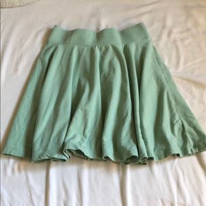 Urban Outfitters Pin & Needles Green Skater Skirt